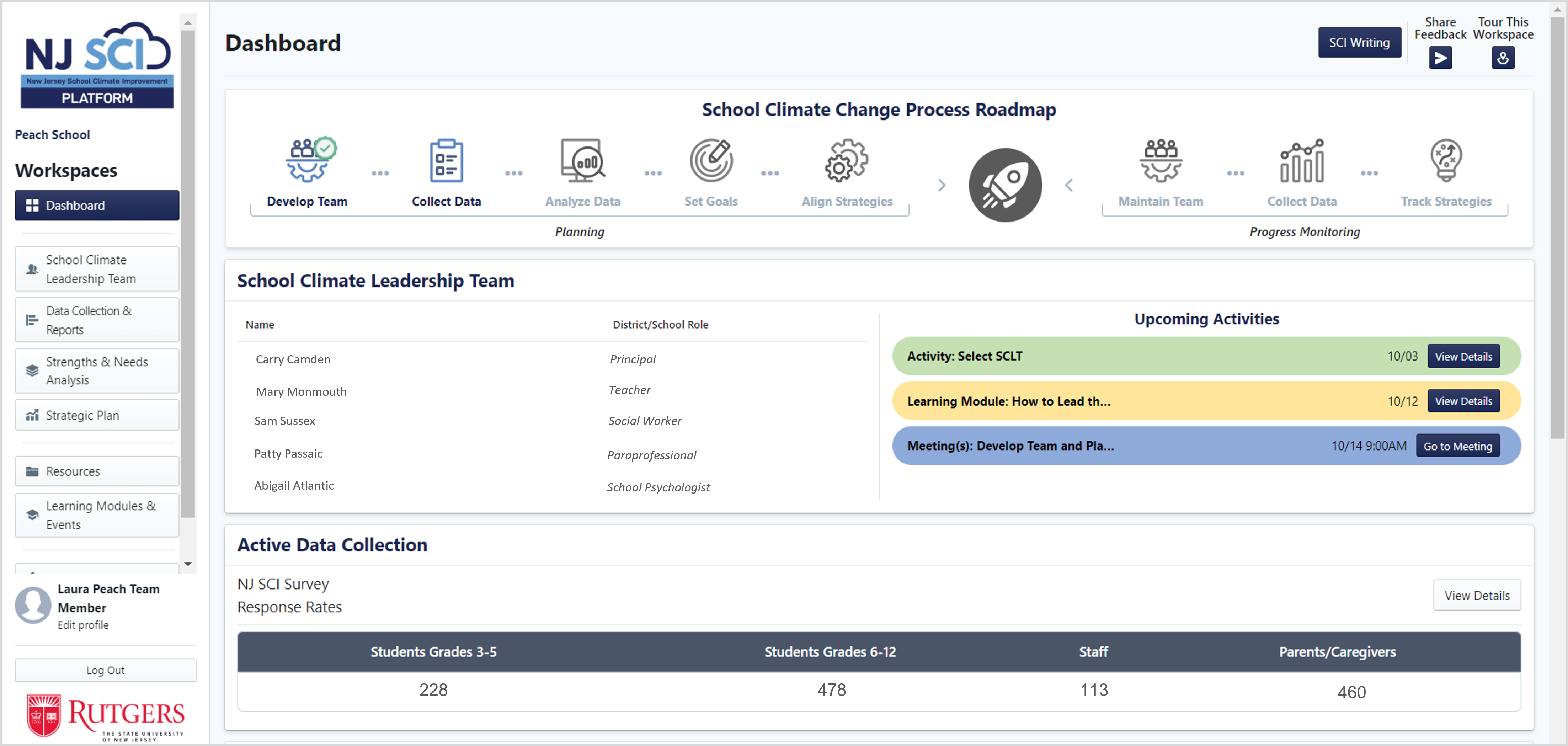 School survey platform